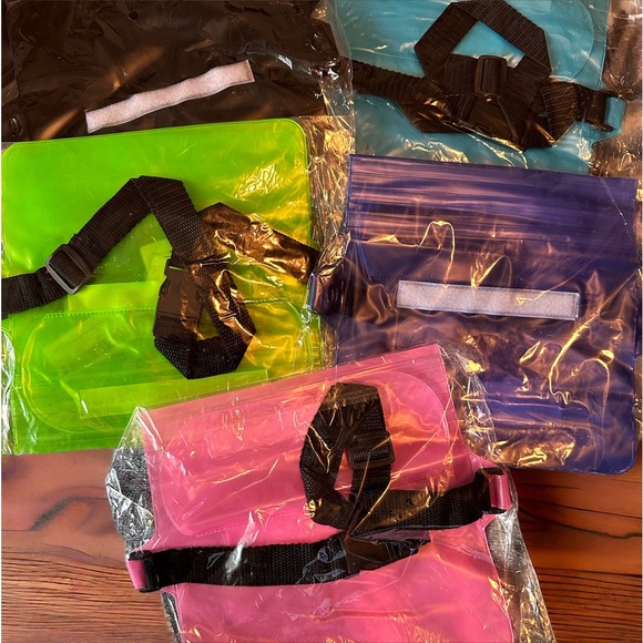 613. Waterproof Swimming Beach Boat Sports Waist Pack Bag pink blue green black - Picture 1 of 12